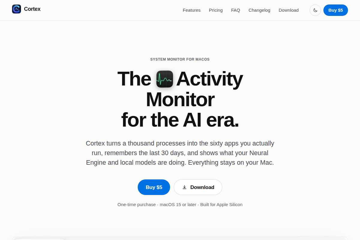 Cortex screenshot