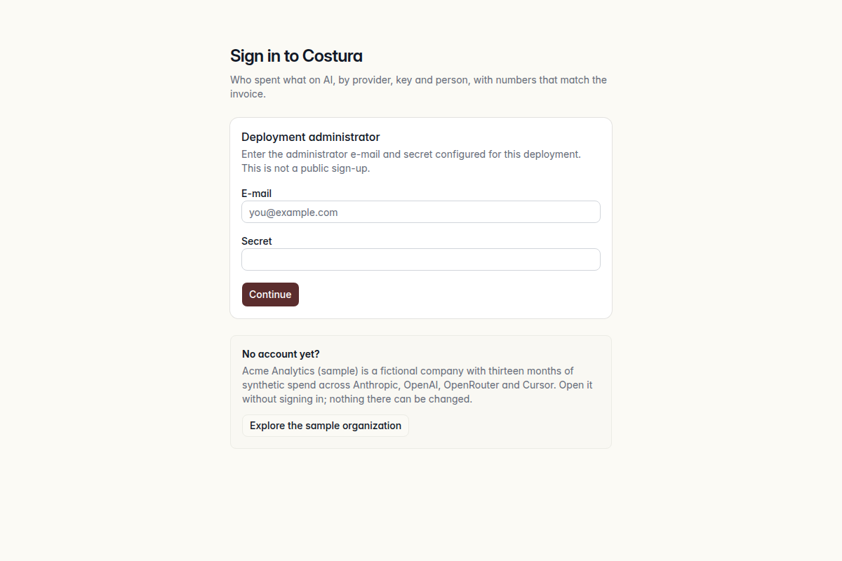 Costura screenshot