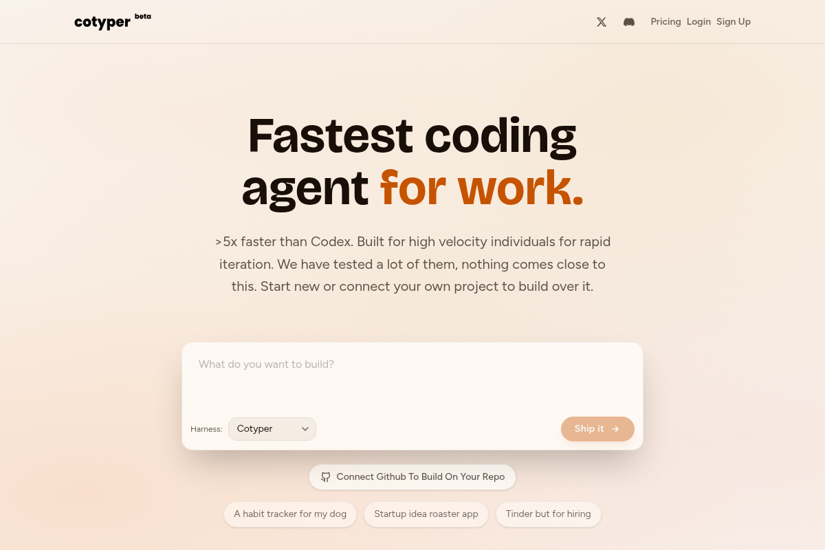 Cotyper screenshot