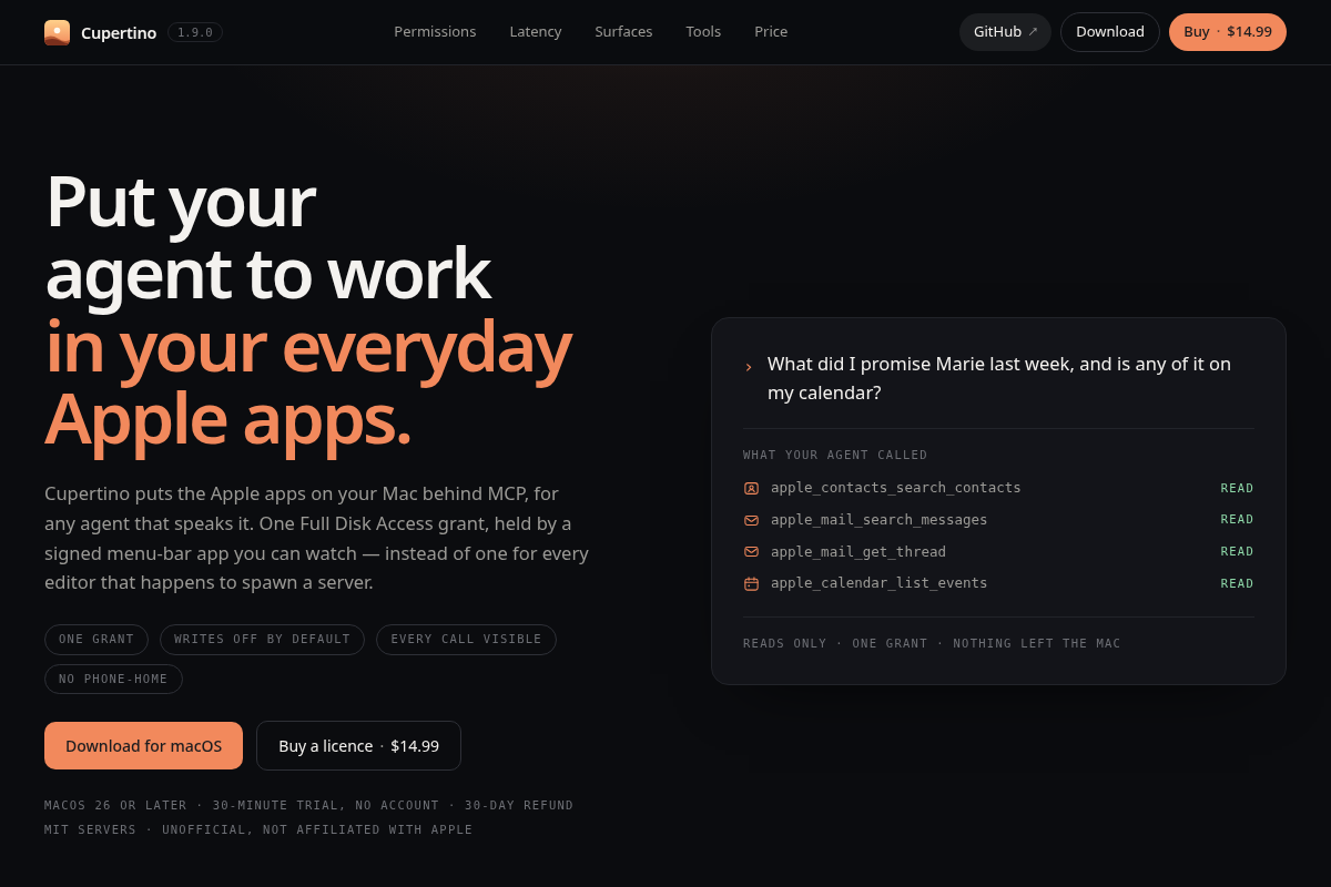 Cupertino screenshot