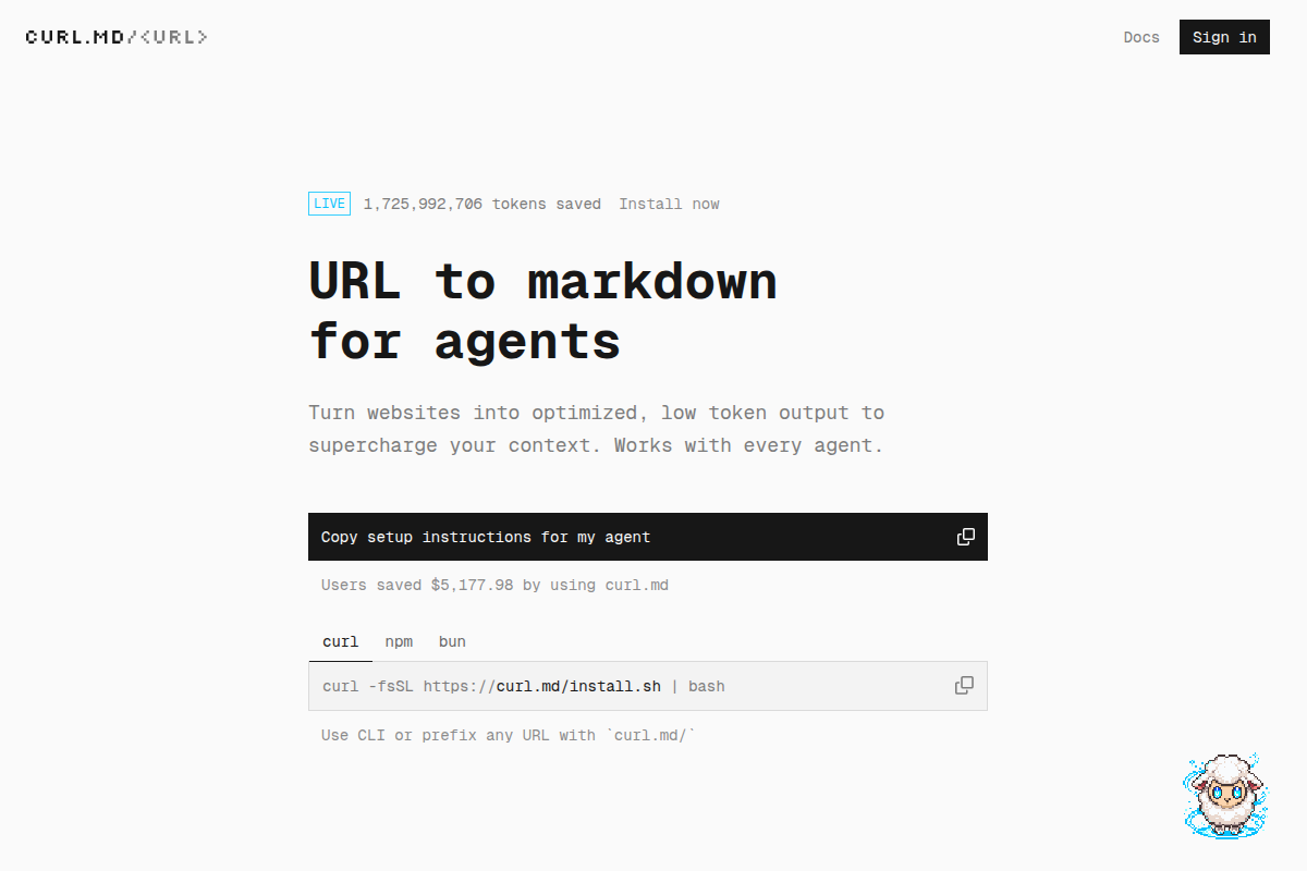 curl.md screenshot