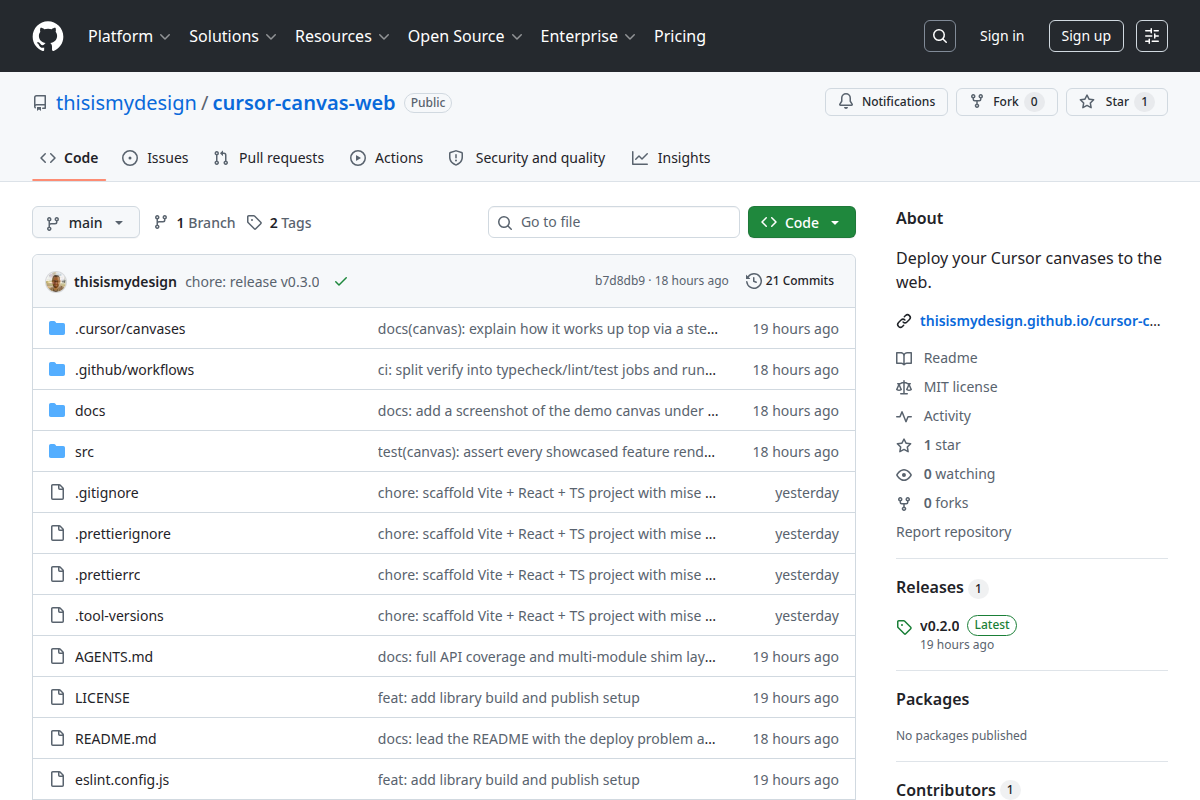 cursor-canvas-web screenshot