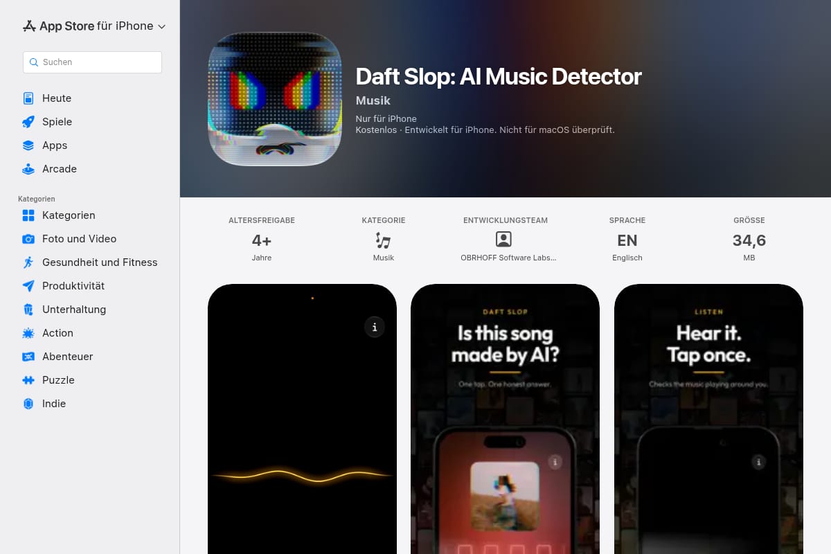 Daft Slop: AI Music Detector thumbnail