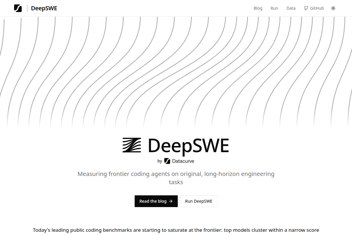 DeepSWE screenshot