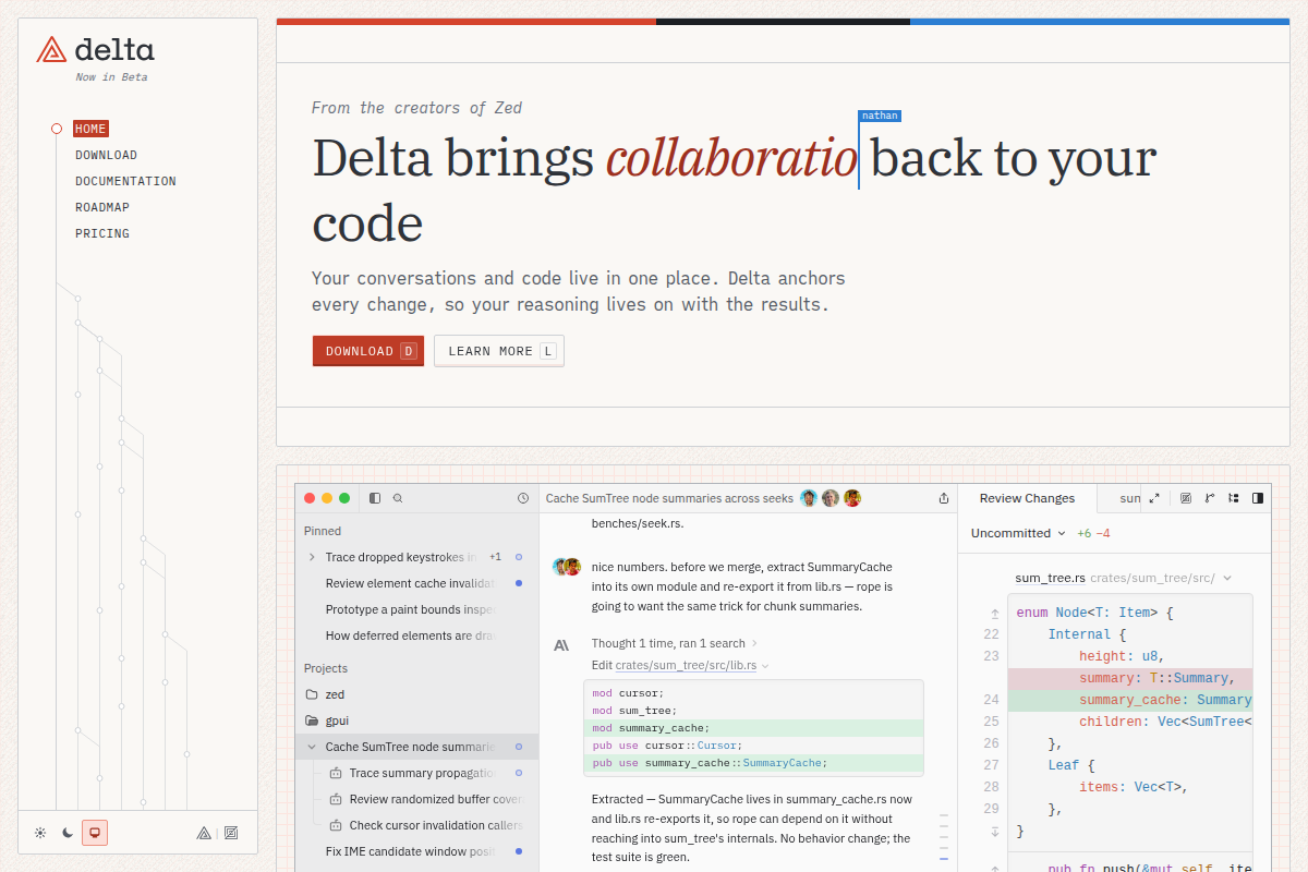 Delta screenshot