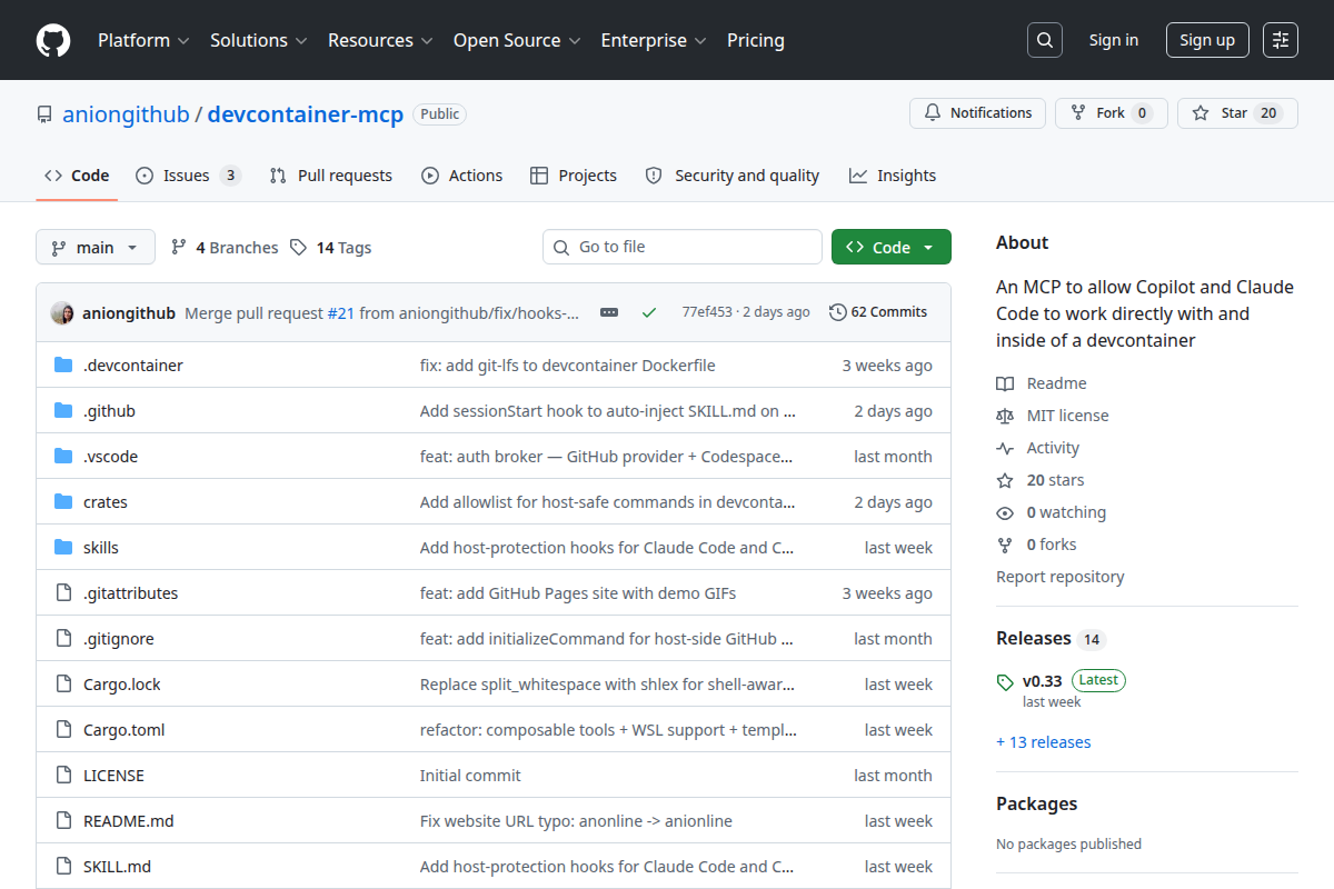 devcontainer-mcp screenshot