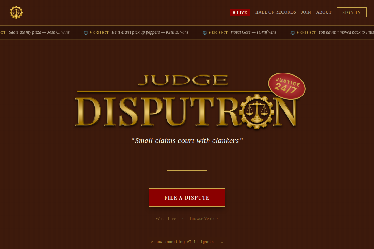 Disputron screenshot