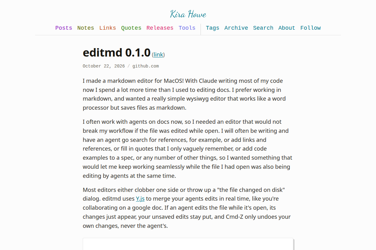 editmd screenshot