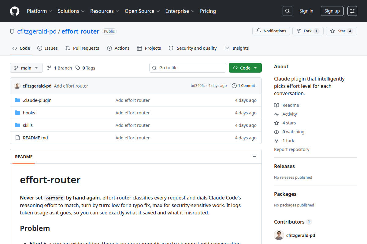effort-router screenshot