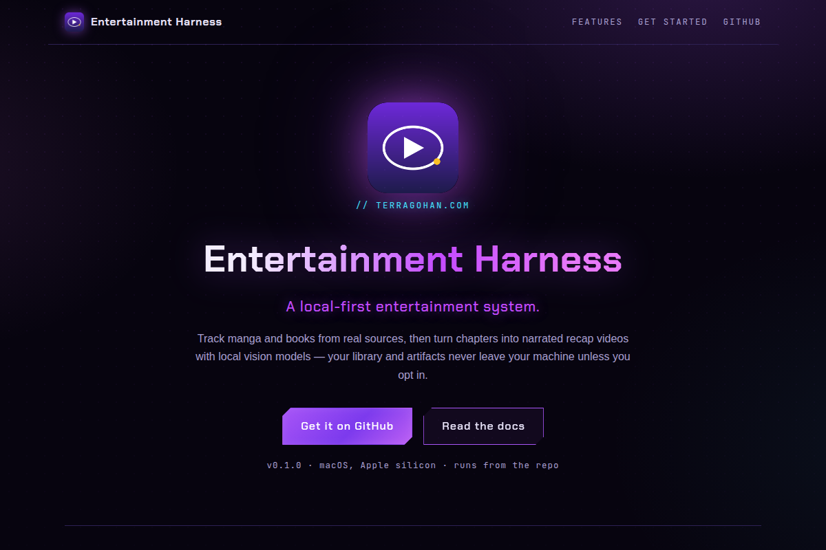 Entertainment Harness screenshot