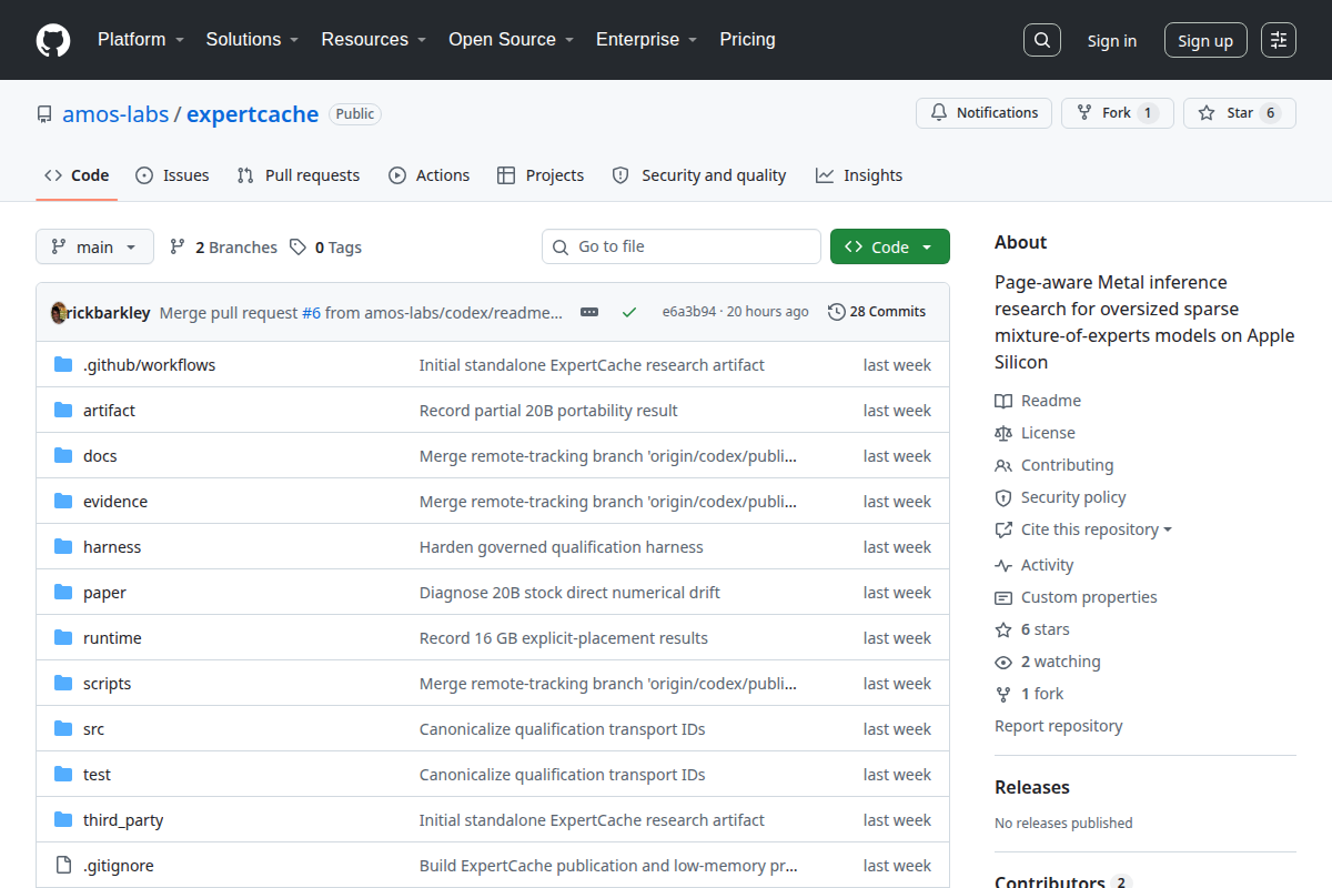 ExpertCache screenshot