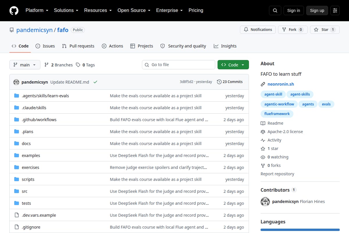 FAFO: Learn to Write Evals screenshot
