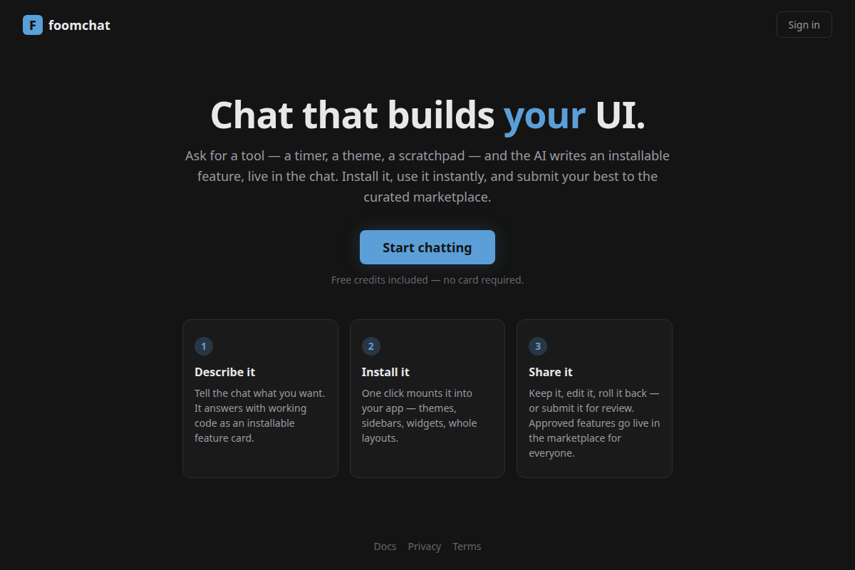 foomchat screenshot