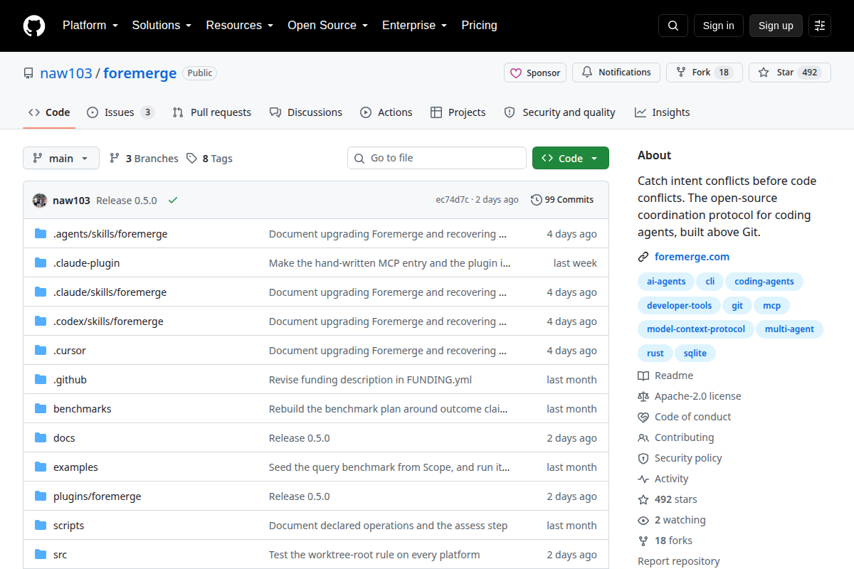 Foremerge screenshot