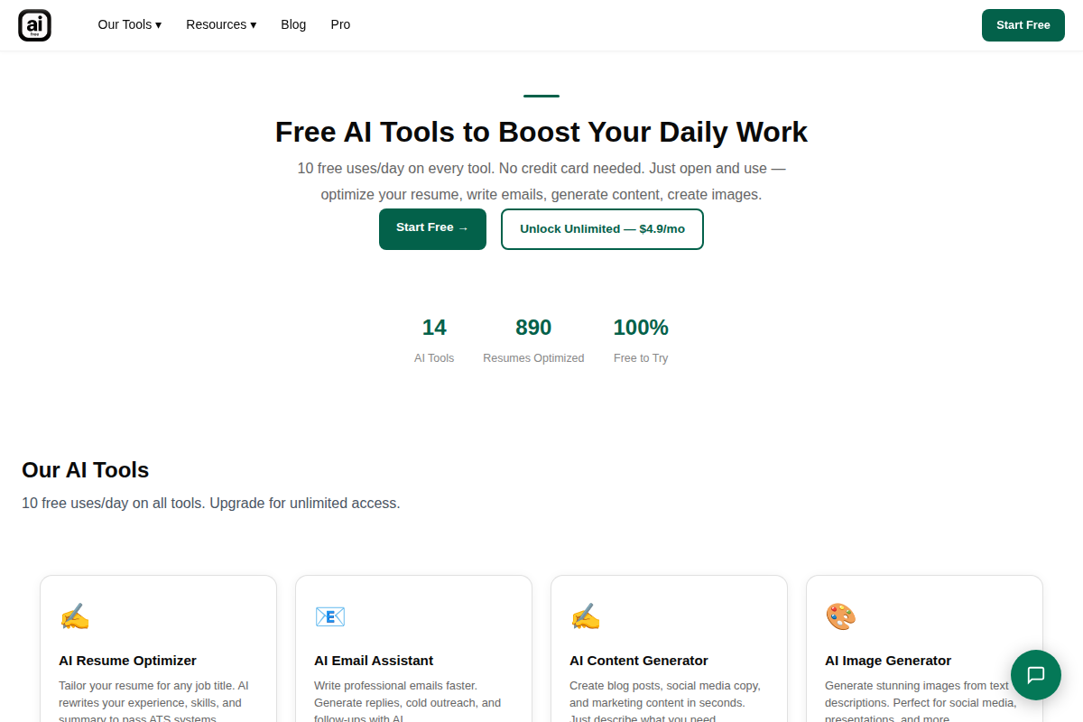FreeAIStack screenshot