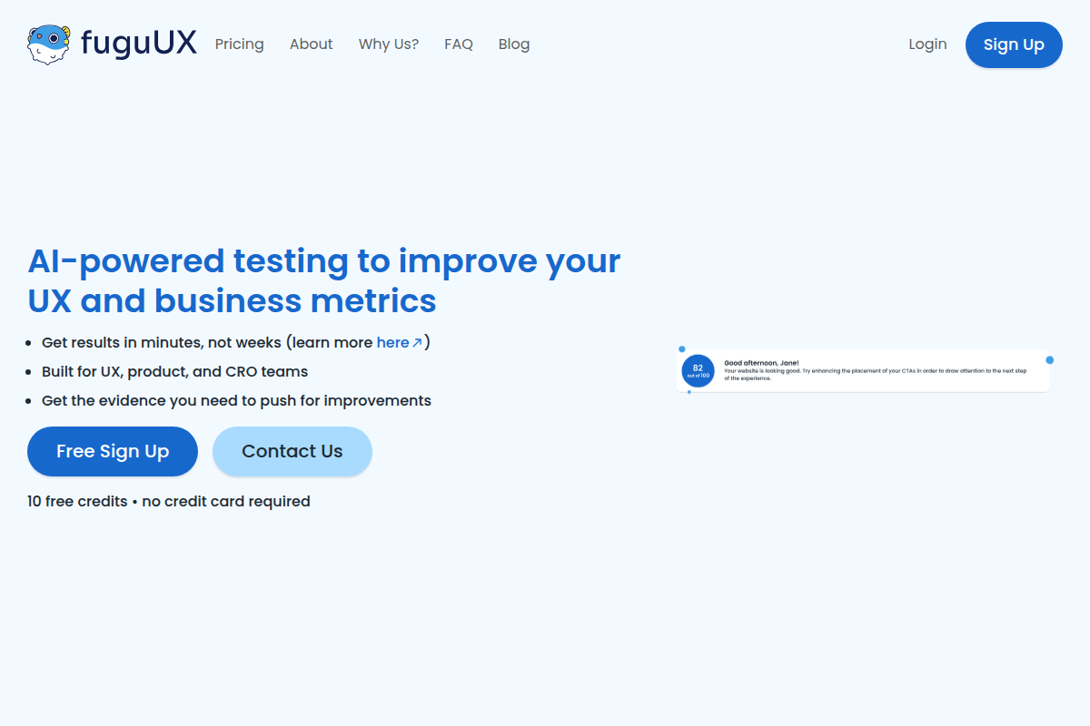 fuguUX screenshot
