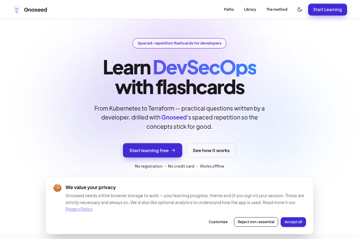 Gnoseed screenshot
