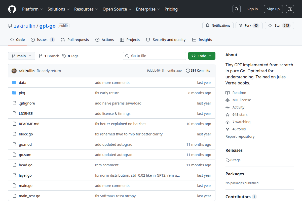 gpt-go screenshot