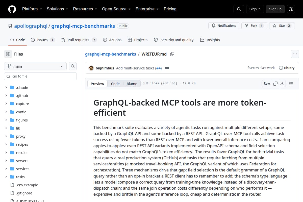 GraphQL-backed MCP tools are more token-efficient thumbnail