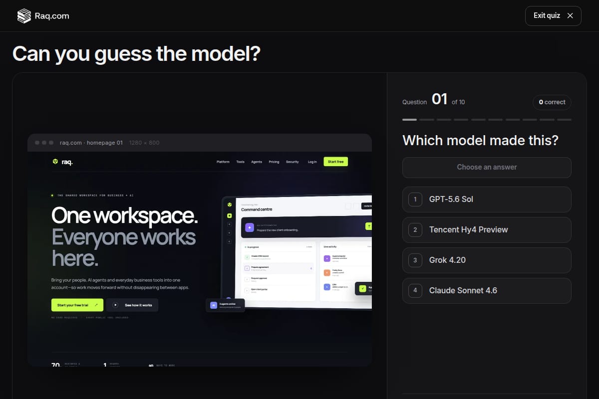 Guess the AI Website Design Model thumbnail