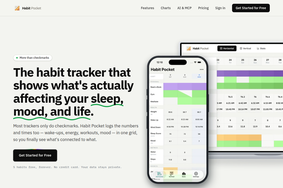 Habit Pocket screenshot
