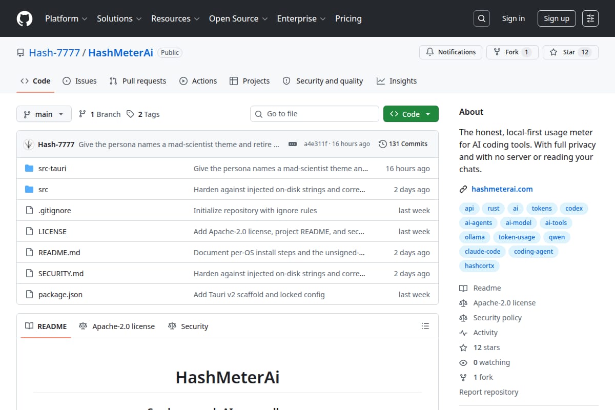 HashMeterAi screenshot