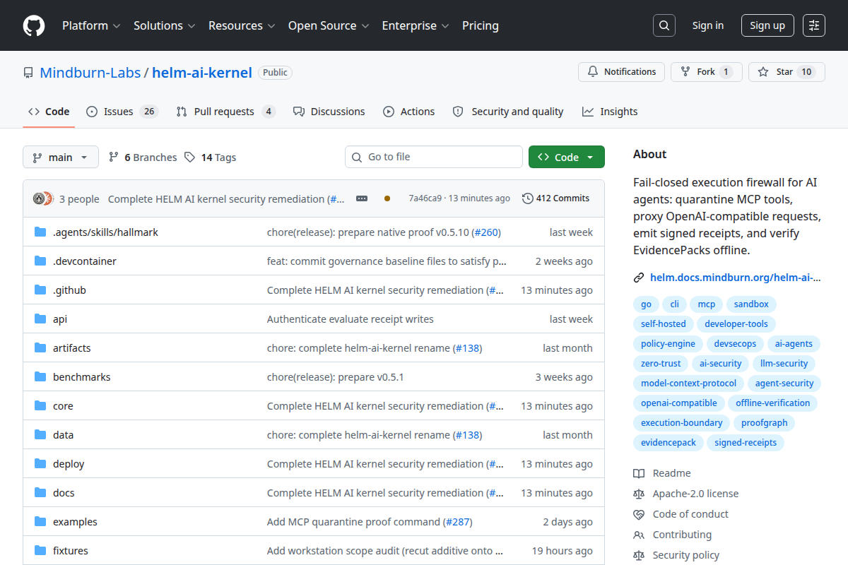Helm AI Kernel screenshot