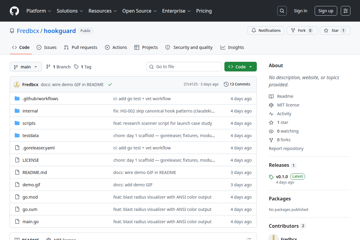 HookGuard screenshot