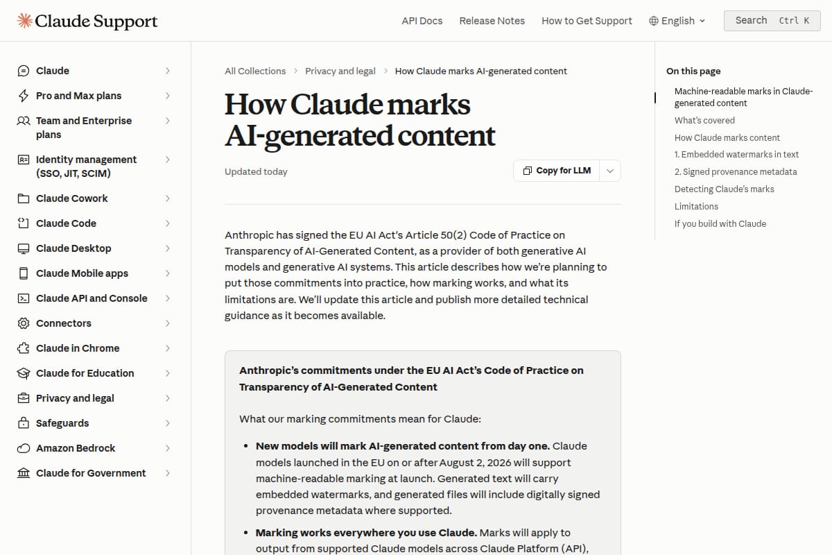 How Claude marks AI-generated content thumbnail