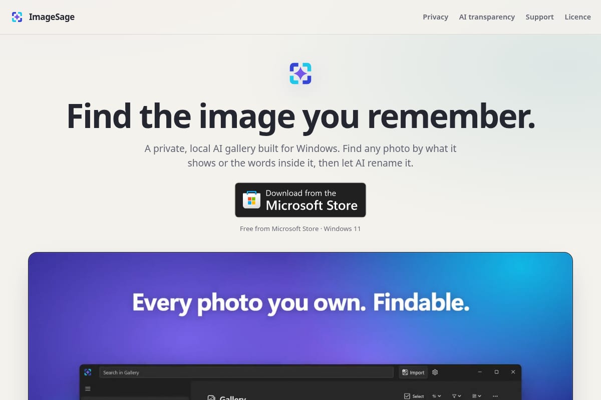 ImageSage screenshot