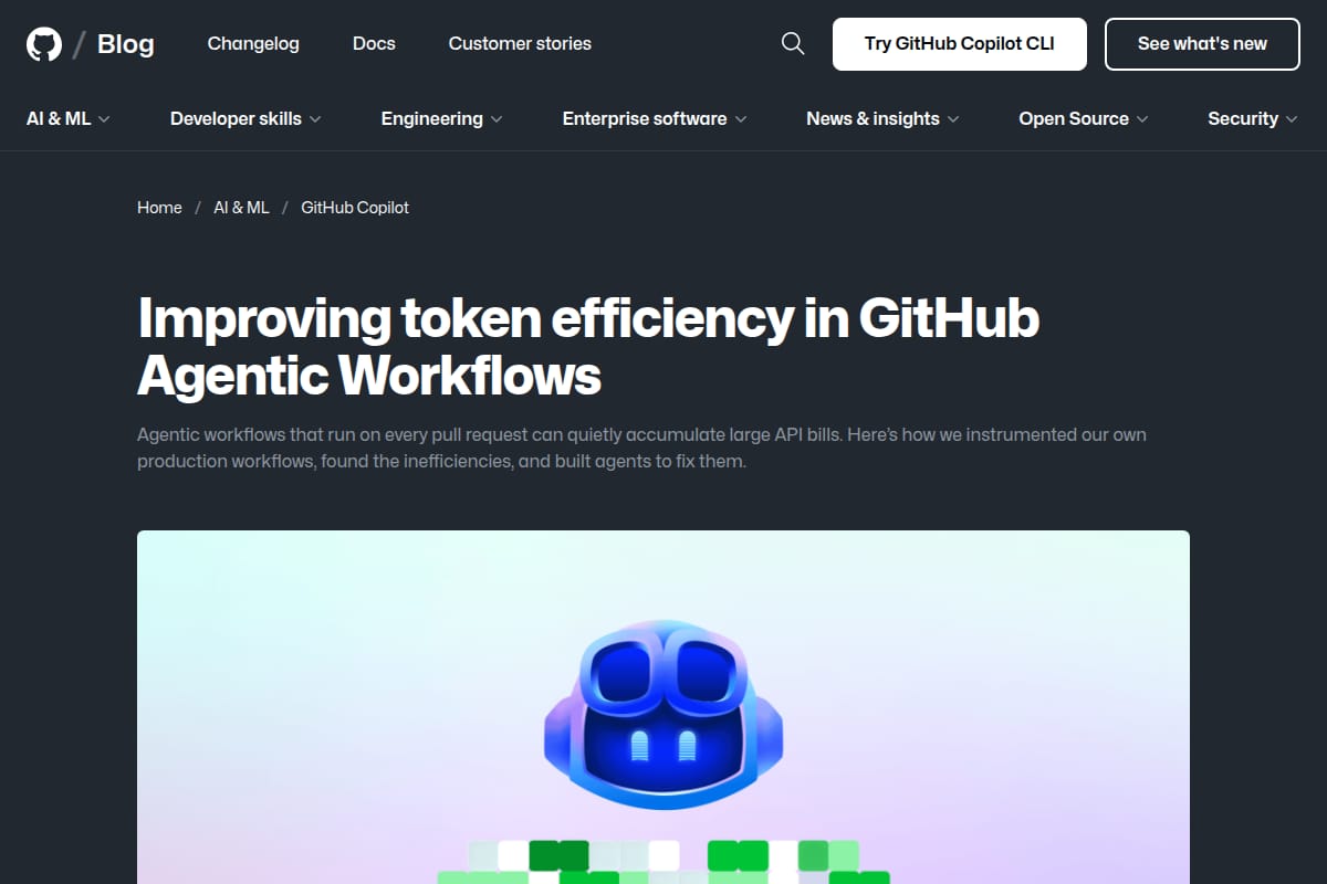 Improving token efficiency in GitHub Agentic Workflows thumbnail