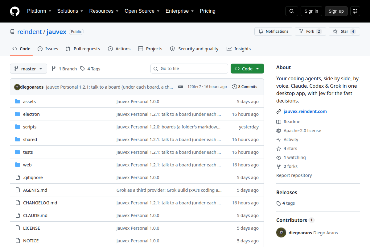 Jauvex screenshot