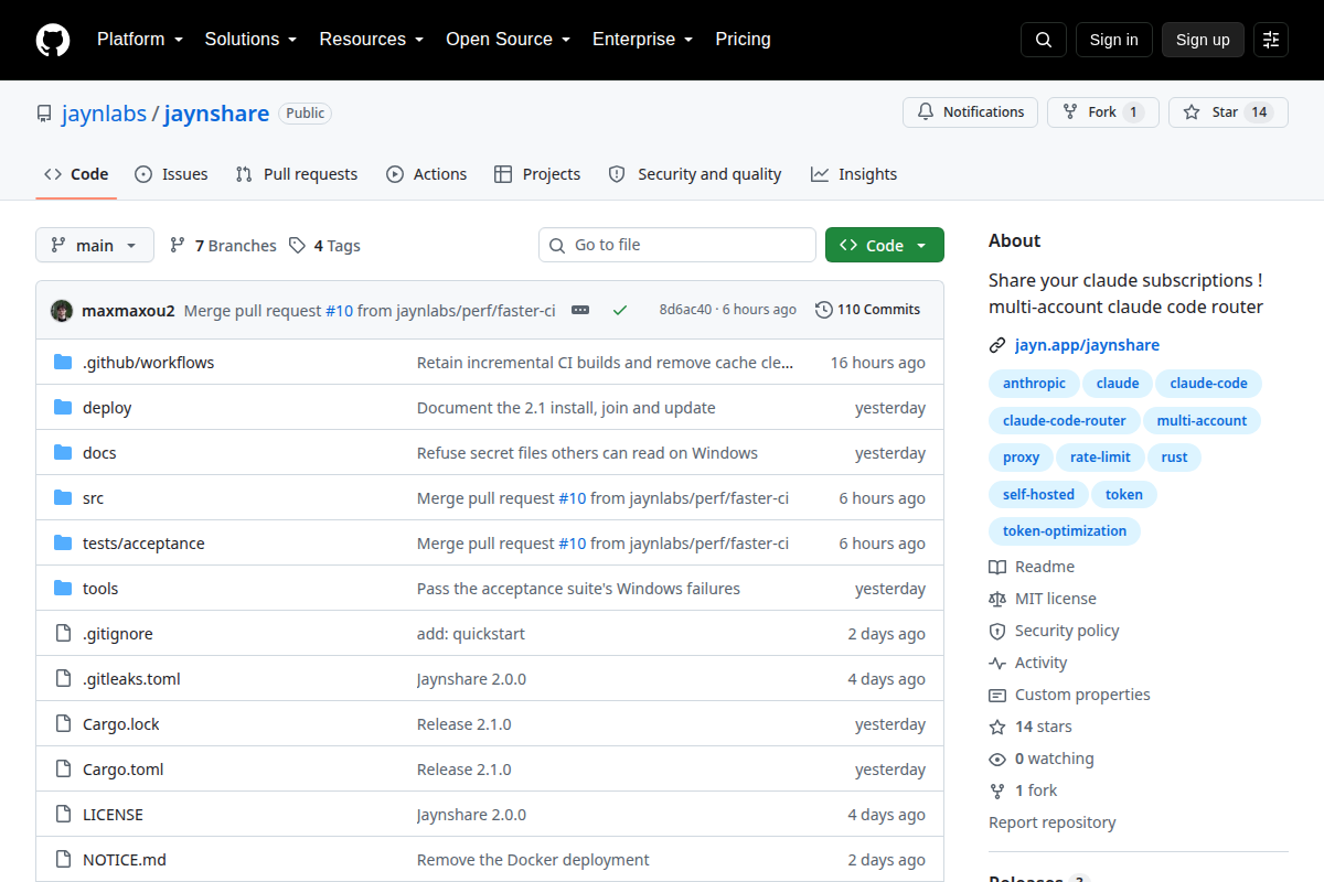 jaynshare screenshot