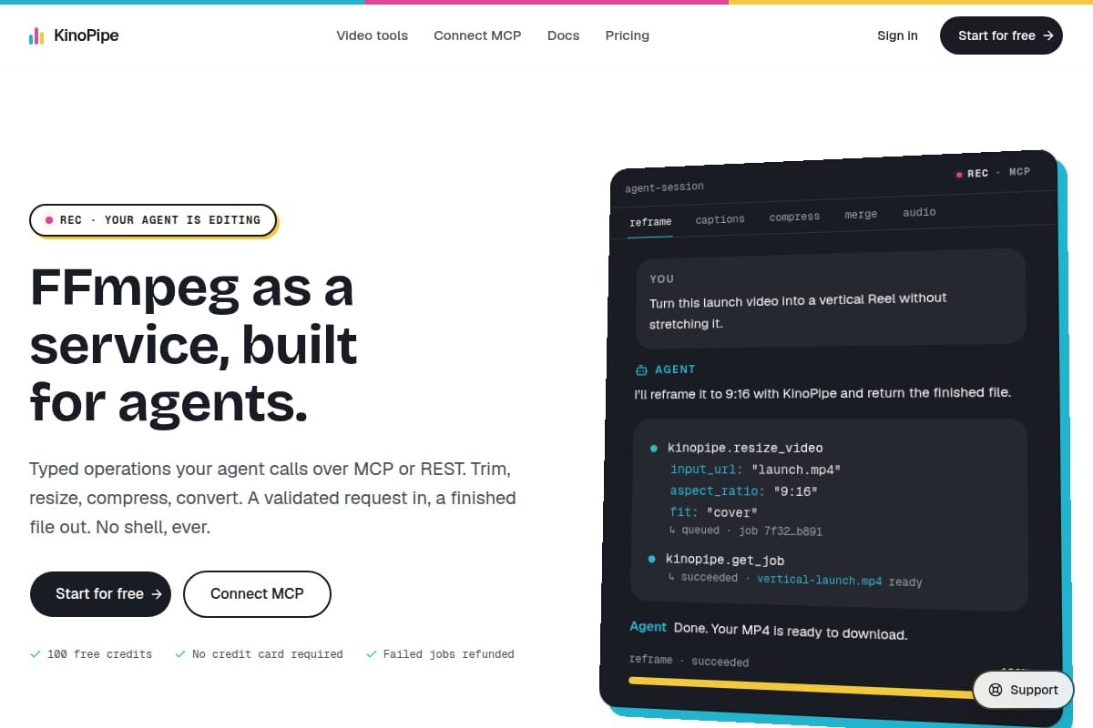 KinoPipe screenshot