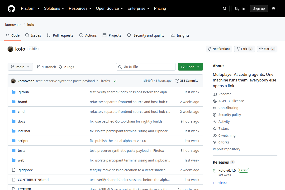 Kolo screenshot