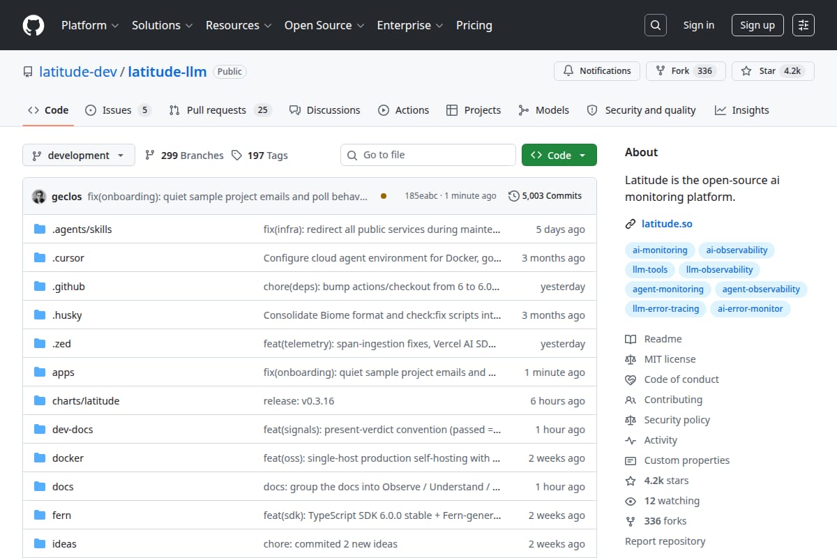 Latitude screenshot