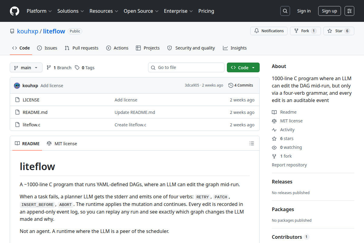 liteflow screenshot