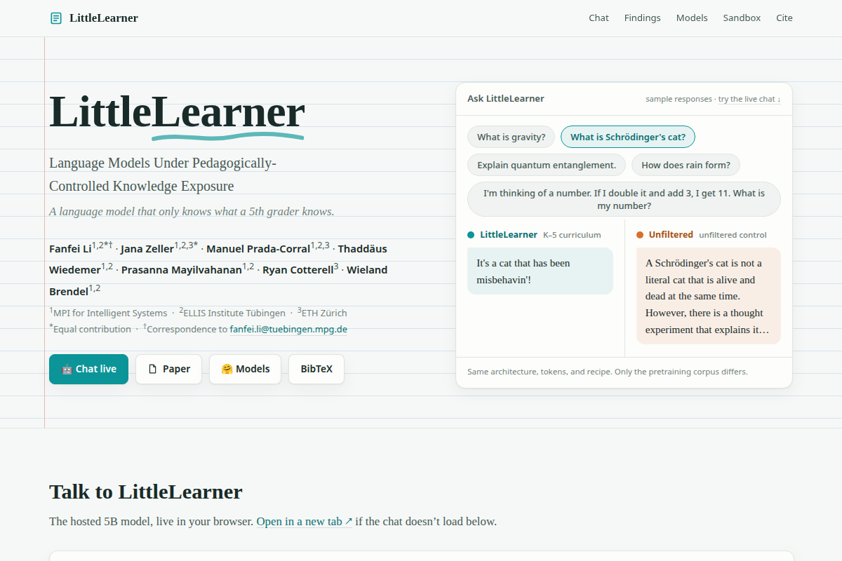 LittleLearner screenshot