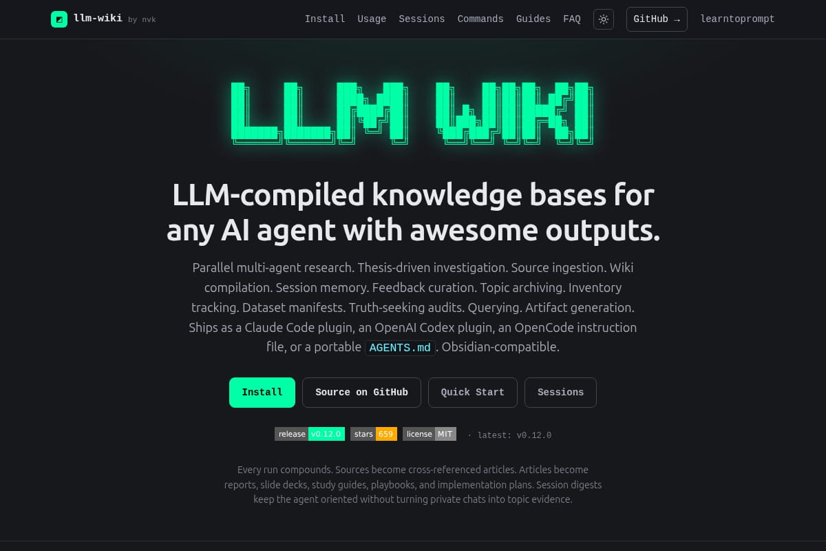 LLM Wiki screenshot