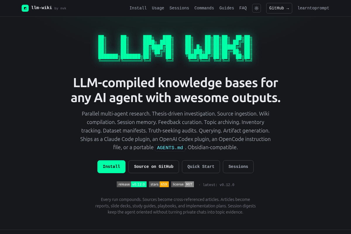 LLM Wiki screenshot