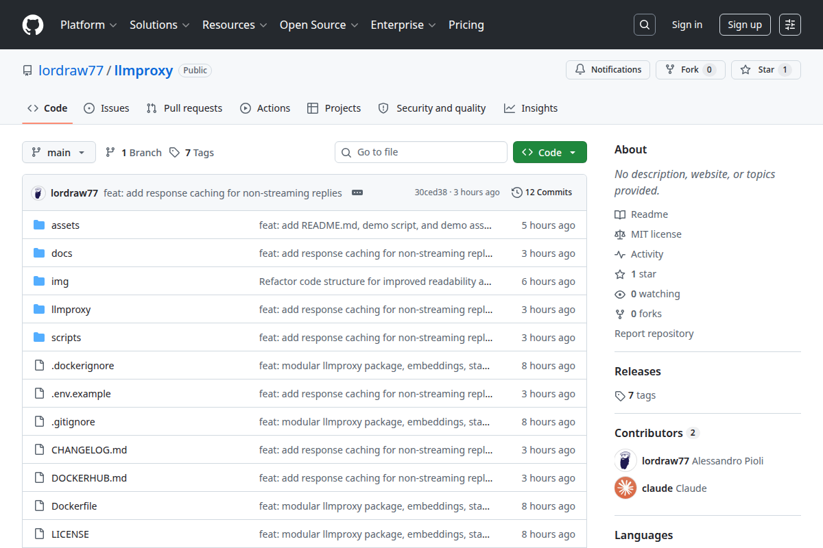 llmproxy screenshot