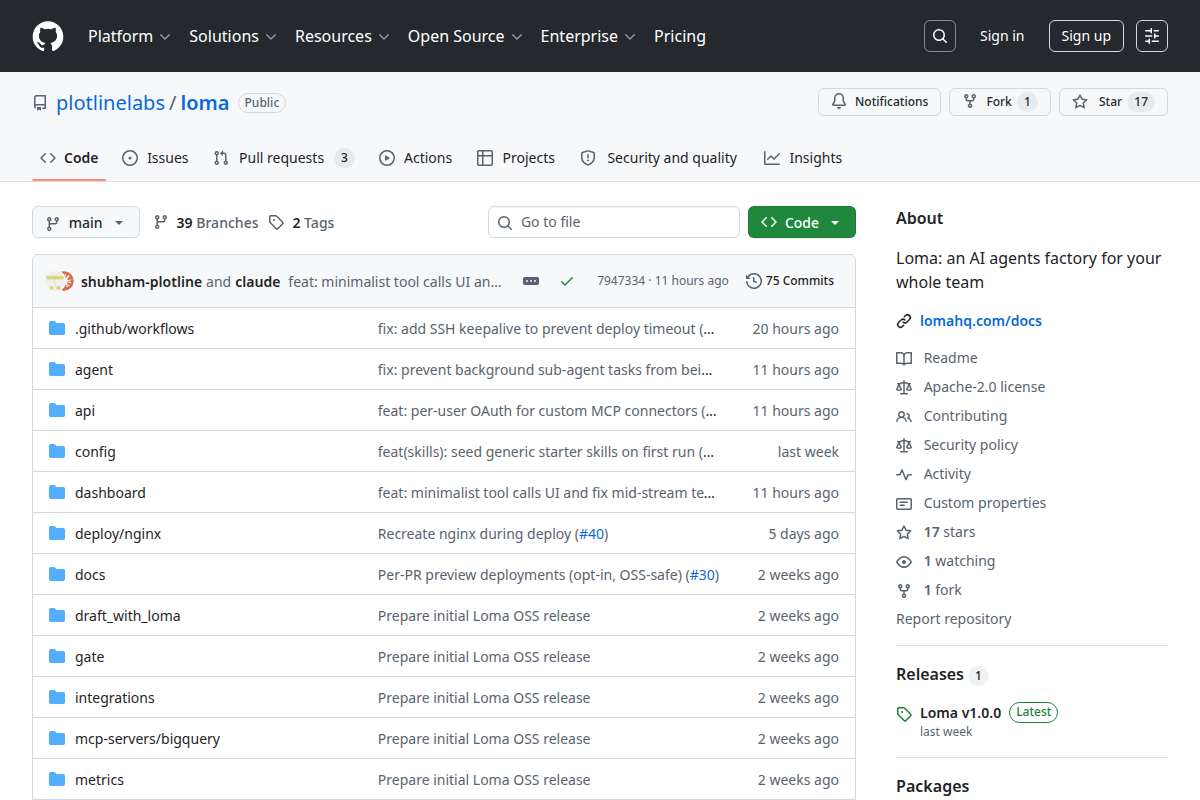 Loma screenshot