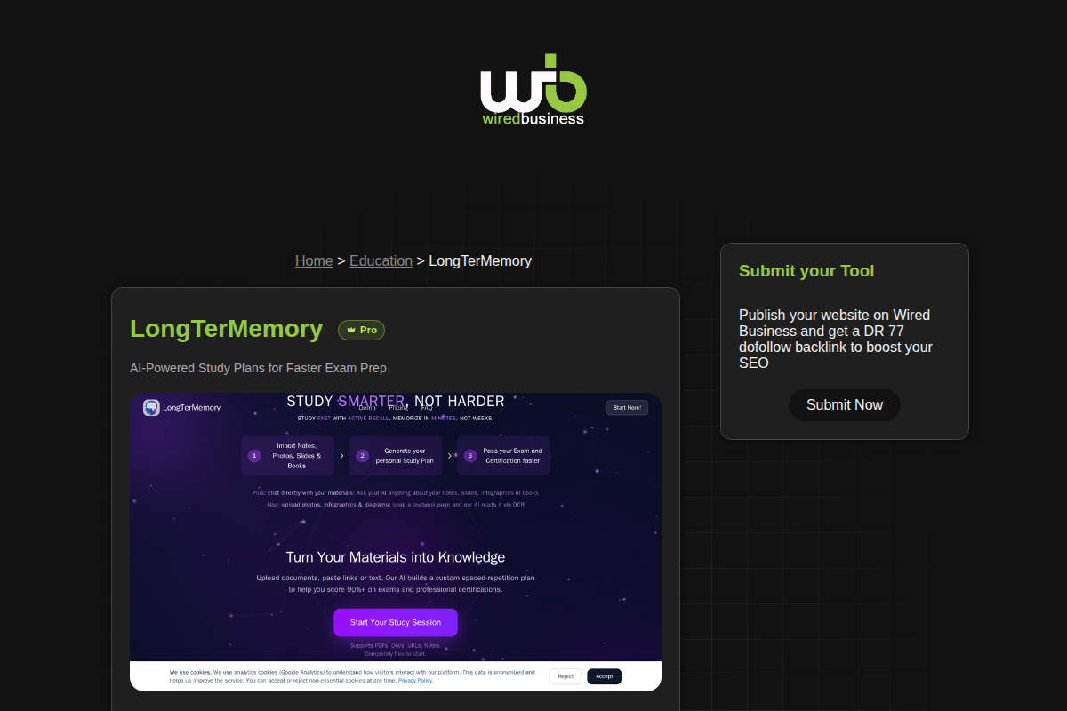 LongTerMemory Pro screenshot
