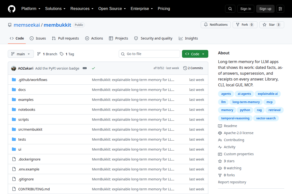 MemBukkit screenshot