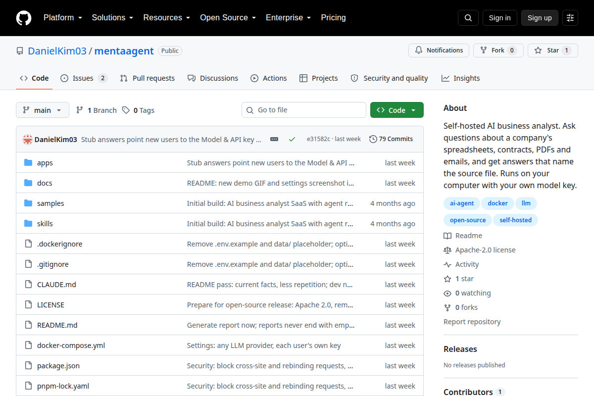 MentaAgent screenshot