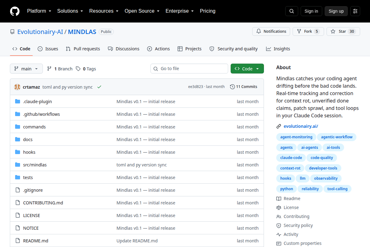 Mindlas screenshot
