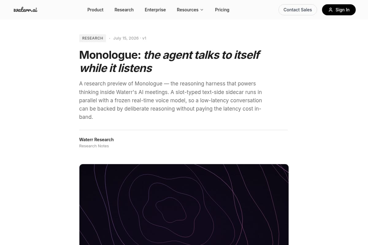 Monologue by Waterr thumbnail