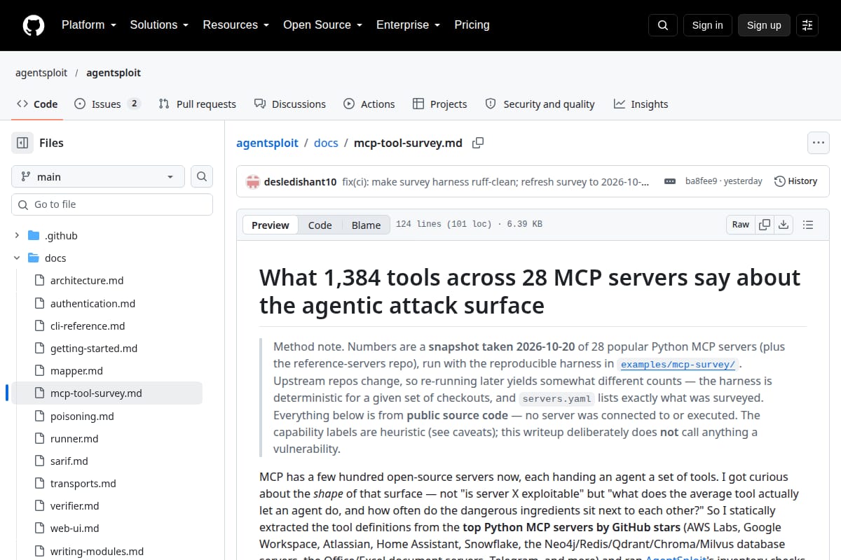Most popular MCP servers mix untrusted-input tools and action tools thumbnail