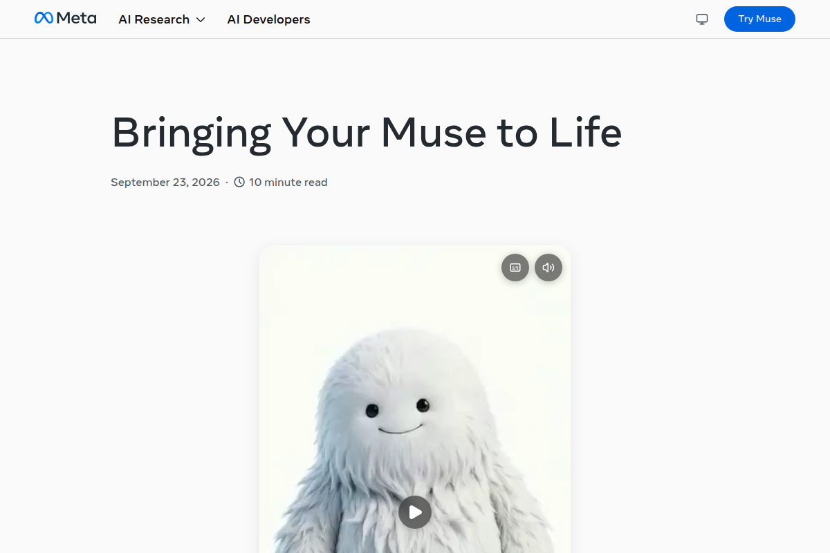 Muse Realtime Avatar screenshot