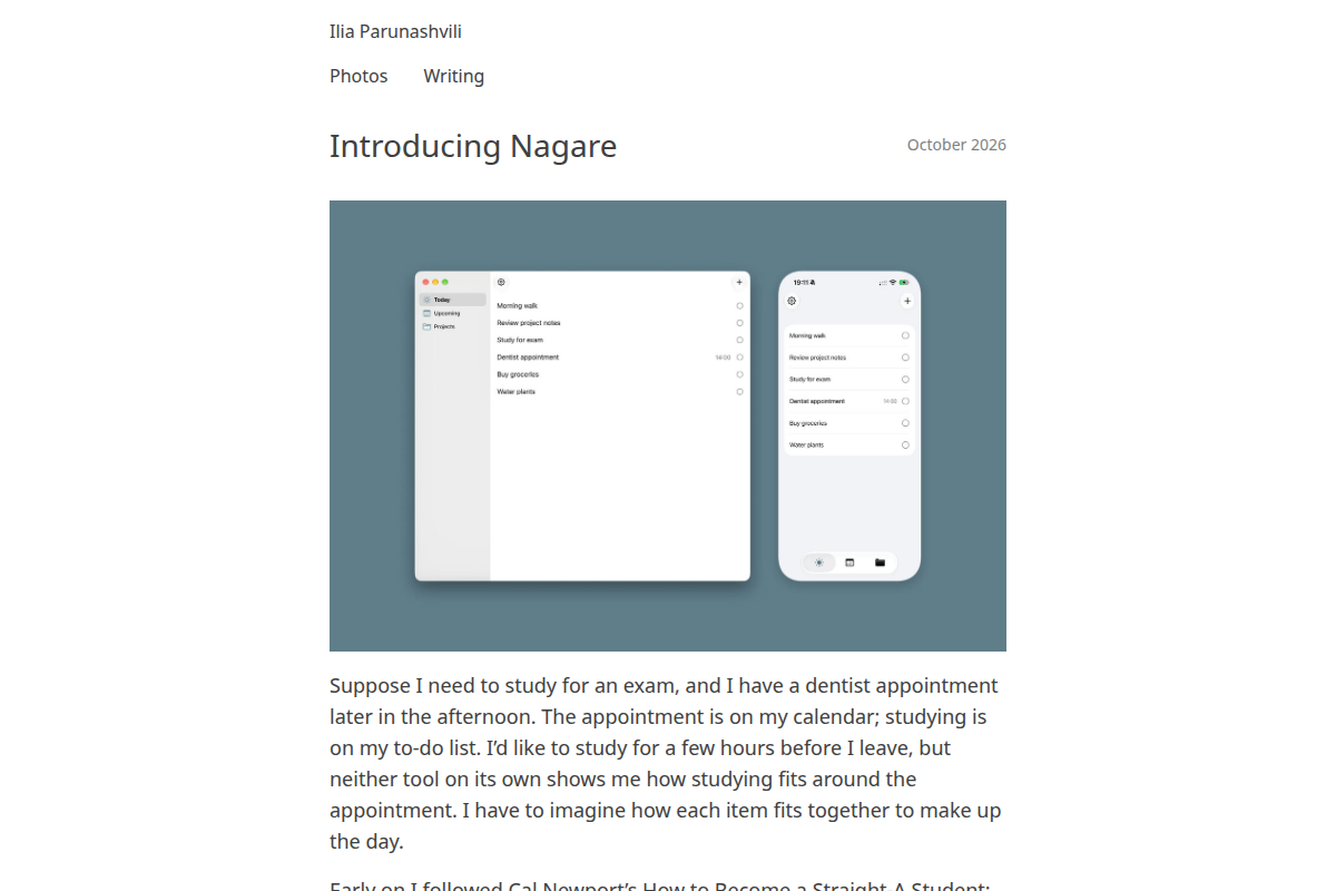 Nagare screenshot